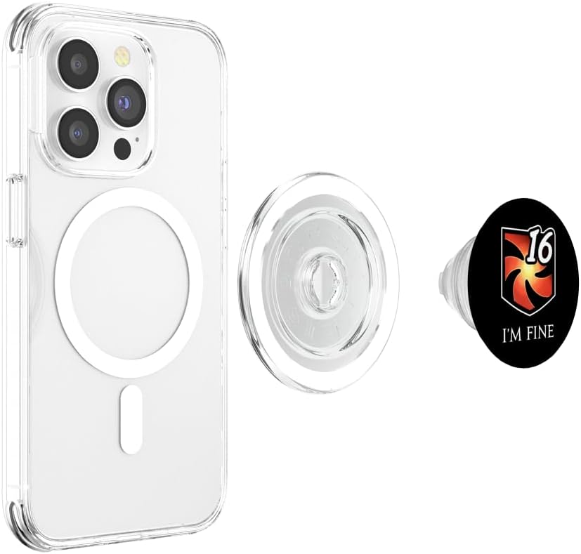 I'm fine - Vulnerability Stacks Fantasy MMORPG PopSockets PopGrip for MagSafe