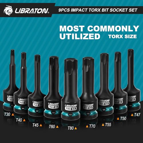 Douilles Torx LIBRATON pour extraire les vis bloquées sans foirer l'empreinte - 6