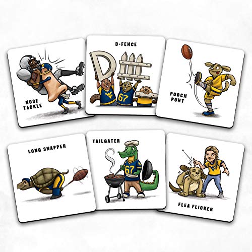 Image of YouTheFan NCAA Officially-Licensed Memory Match Game - Humorous, Team-Specific, Original Hand-Drawn Artwork, Fun for the Whole Family, for Fans Young and Old