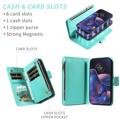 Coque Moto Edge 2022 Asuwish évite rayures bris couleur vert - 3