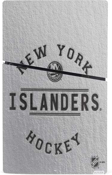 Skinit Decal Gaming Skin Compatible with PS5 Slim Digital Edition Console - Officially Licensed NHL New York Islanders Black Text Design