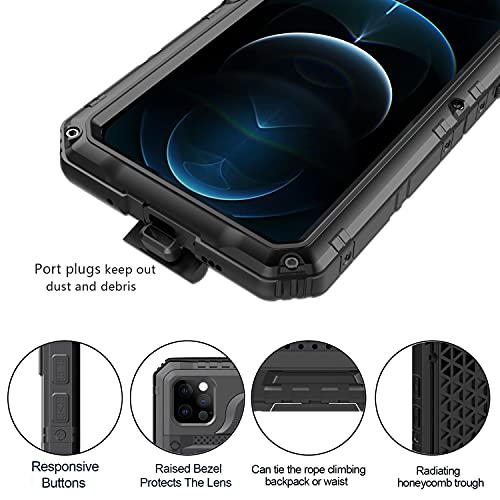 Coque étanche pour iPhone 12 Pro de qualité militaire robuste - 7