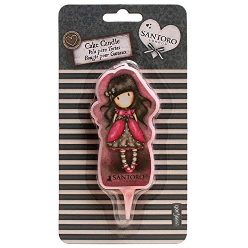 Dekora 346133 Bougie Gorjuss 2D, Cire, Multicolore, 2 x 4 x 7.5 cm