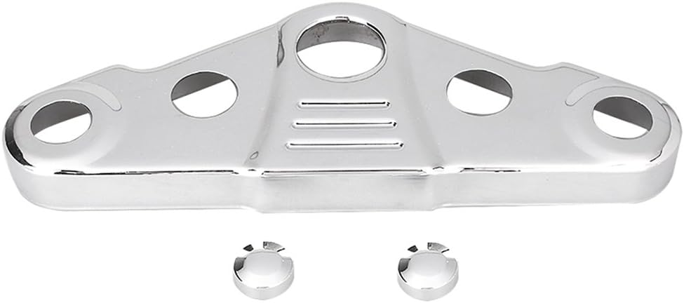 Lirun Motorcycle Lowering Triple Tree Front End Upper Top Clamp For HONDA VTX1300 2003-2009, Chrome