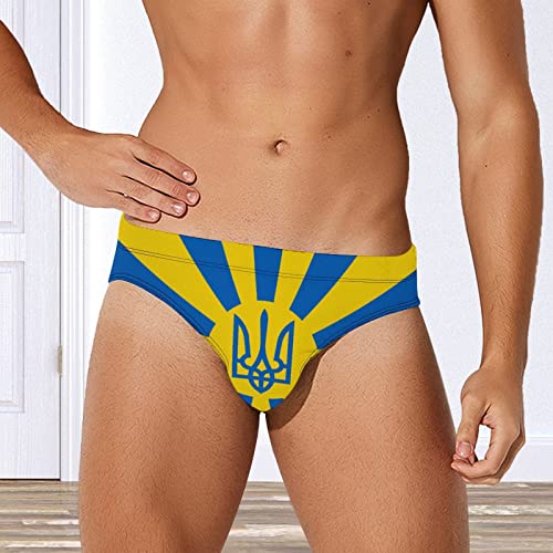 Men's Swimwear Italian Flag Briefs Swim Trunk Triangle Thong Bikini Swimsuit3
