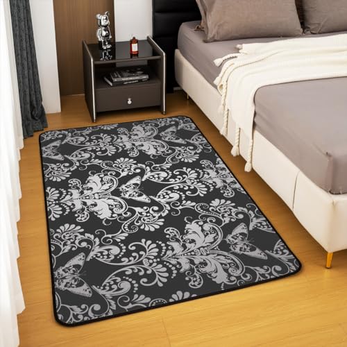 Tapete decorativo 150x200 cm poliéster antideslizante miniatura 3