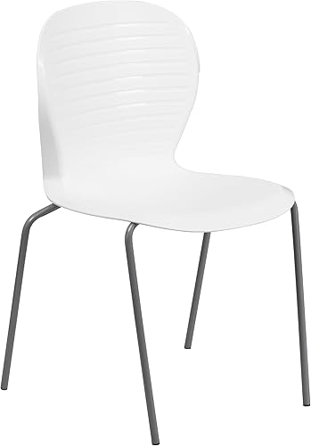 Flash Furniture HERCULES Series 551 lb Capacidad Negro Silla Stack