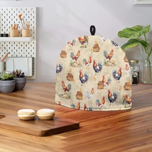 Image of Rooster Tea Cozy Insulation Kitchen Accessory Tea Cozies Covers Kitchen Home Decorative Tea Pots Cozy for Keeping Warm