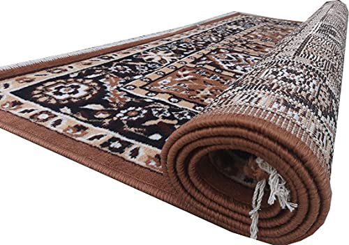 Image of Home Decore Acrylic Carpet for Your Living Room & Drawing Room Aywhere in Your Home (150x210 Golds Colour)- 5x7 Feet