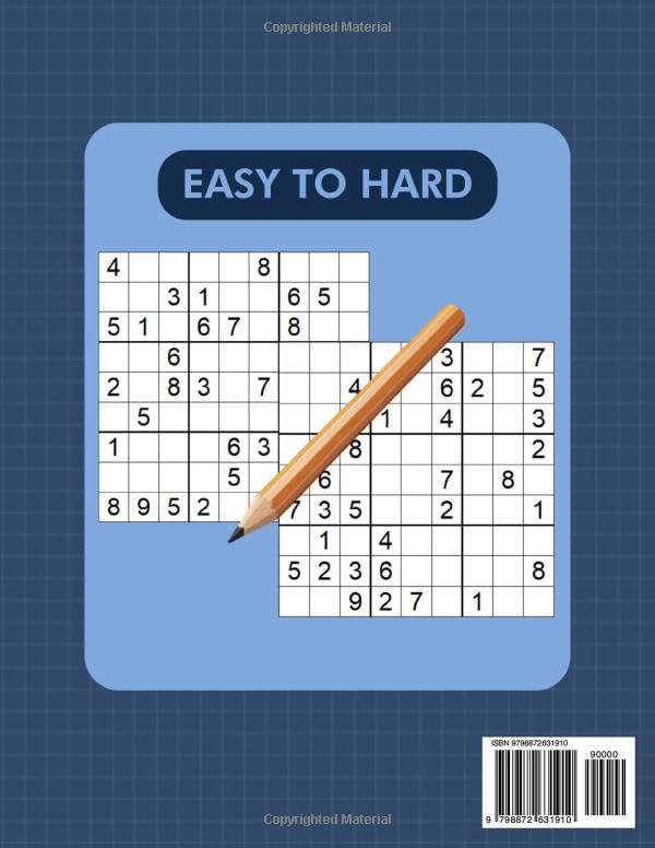 Vista 2 de 2024 BIG Sudoku Puzzles Book For Adults With Solution Easy to Hard Sudoku Puzzle Book for Adults, Teens & Seniors With All Solutions, Gifts For
