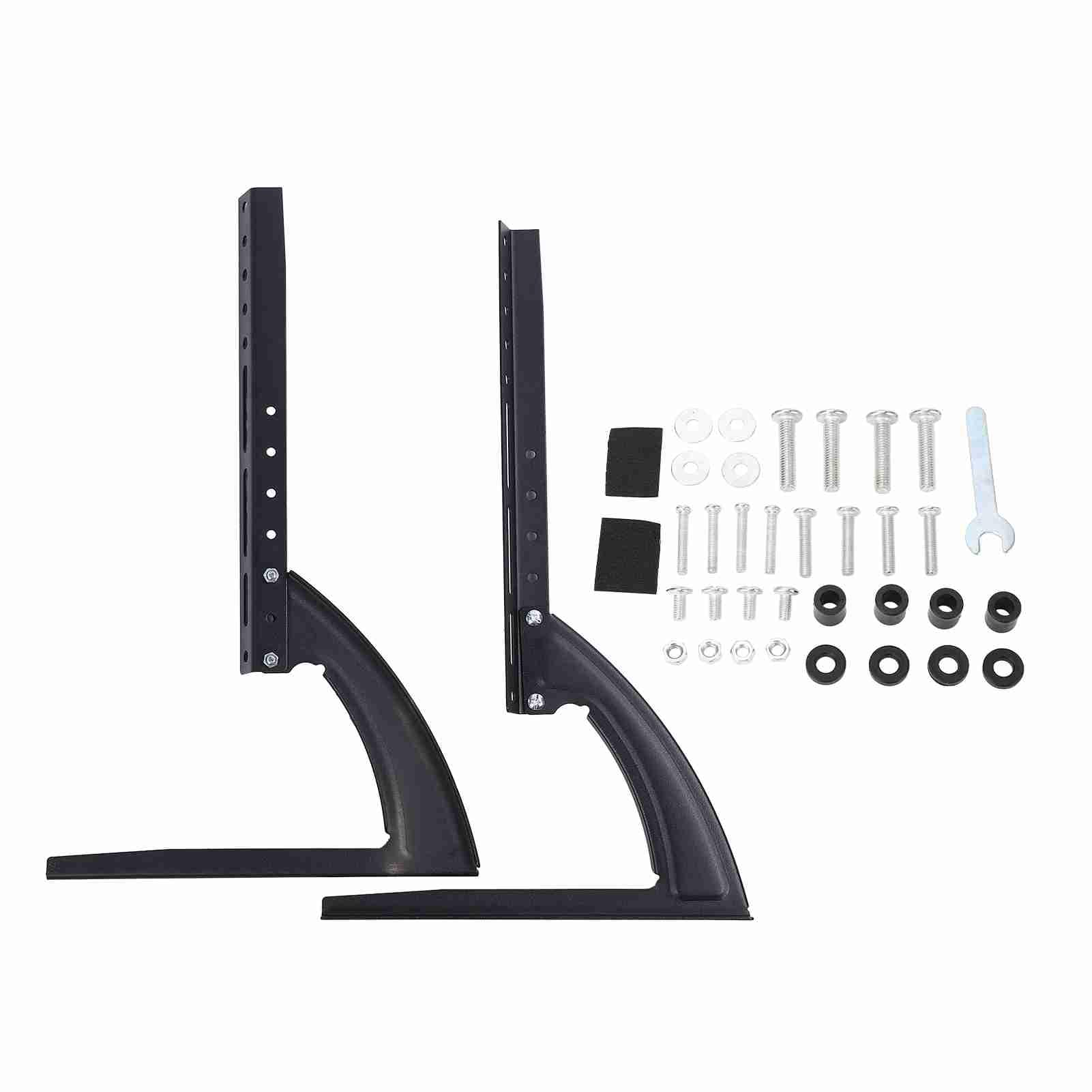 bracket per tv lcd led, due gambe, altezza regolabile