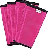 CareMaster Mesh Fly Boots for Horse Stomp Reduction Easy to Wear Set of 4-Magenta
