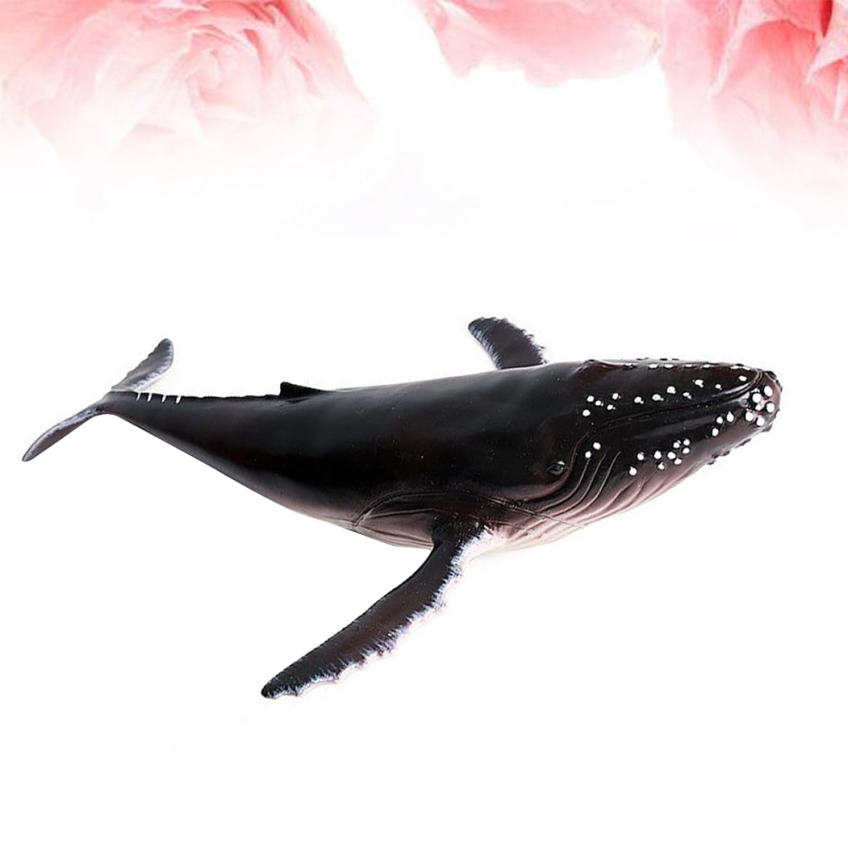 Toyvian 1pc Balena megattera tonno modello mare animale oceano figura
