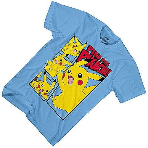 Pokemon Boys Pikachu Game Shirt - Gotta Catch Em All - Ash Pikachu Charizard Pokeball Official T-Shirt4