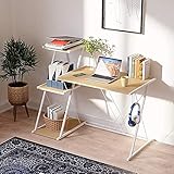 Bestier Writing Desk with 3 Tier Storage...