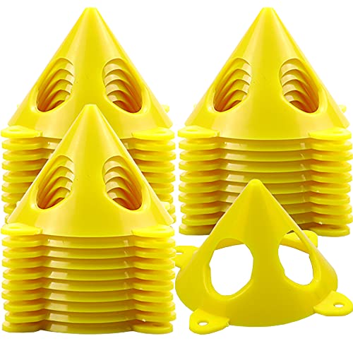 YHORSE 20Pack Painters Pyramid Stands, Paint Stand for Canvas Stands, 3.5"x2" Cone Canvas and Cabinet Door Risers, Pouring Paint Canvas Support Stands