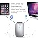 immagine 5GeekerChip Mouse Bluetooth Ricaricabile,Mouse Wireless Silenzioso,Mouse Senza Fili a Due Modalità (Bluetooth 5.1+2.4G),3 Livelli DPI(800/1200/1600) Regolabili per PC(Argento)
