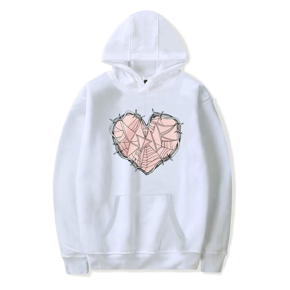 PAJOMLAGXPLR Web Heart Shirt Funny Sweatshirt Unisex Hoodie