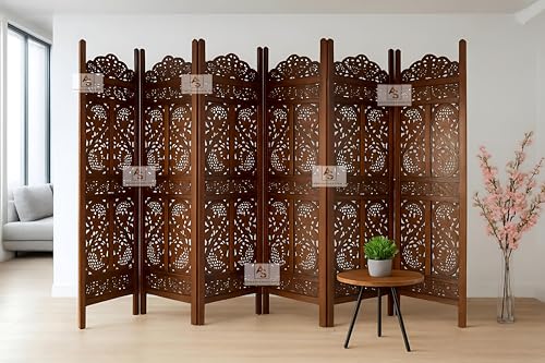 Image of Partition for Living Room,Divider,Partition Wall Divider Screen Separator, Wall Panel Divider for Hall | Bedroom |Office | Puja Room | Restaurant S Design (6- Panels)