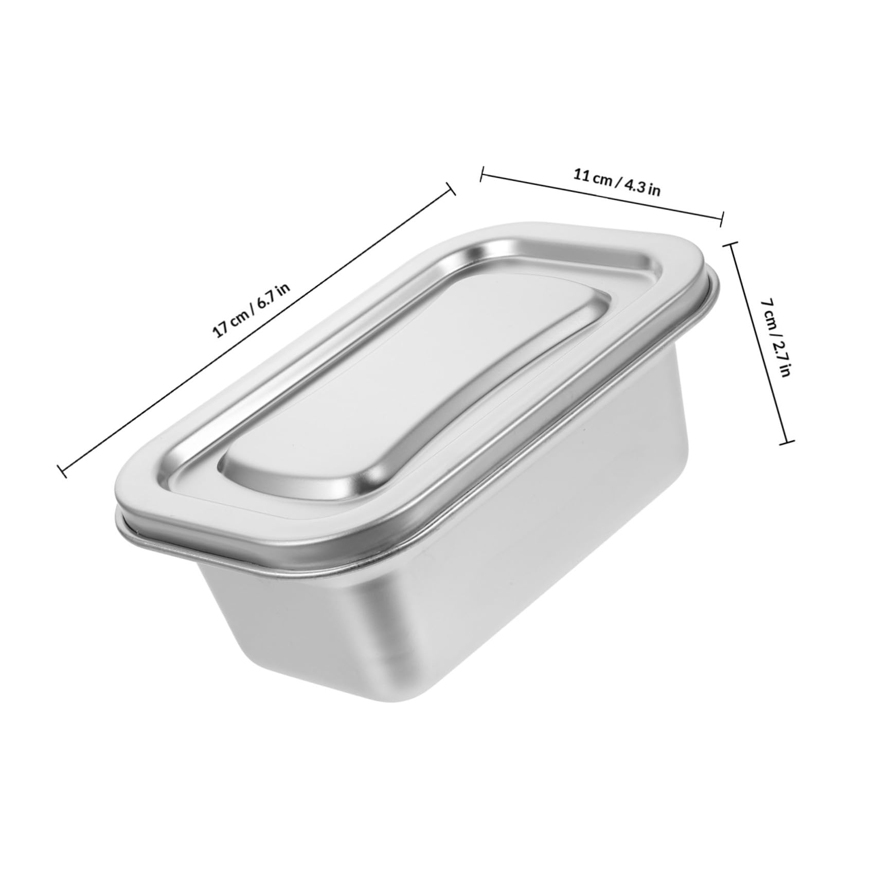 TOYANDONA Edelstahl Gefrierbox Auslaufsicher 720ml für Selbstgemachtes Eis