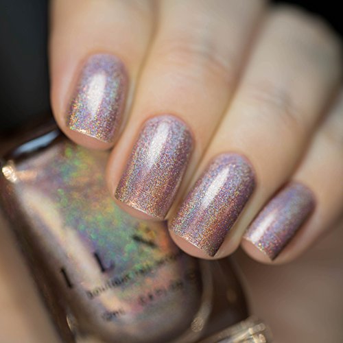 Image of ILNP Soft Focus - Cozy Medium Beige Ultra Holographic Nail Polish