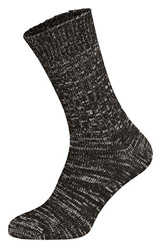 Tobeni 5 Paar Original Jeans Socken Herrensocken Arbeitssocken Baumwollsocken nahtlos Schwarz Grösse 43-46
