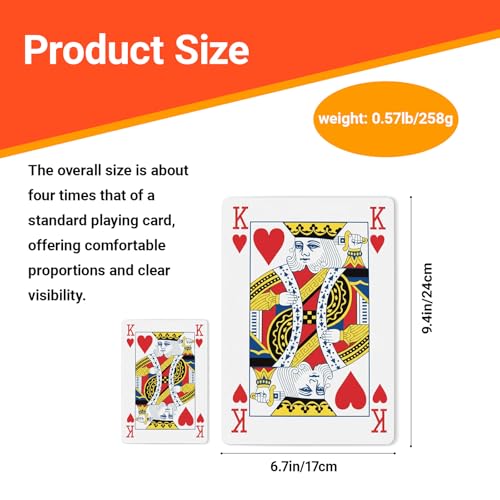 Baraja Jumbo de Cartas de 5 × 7 pulgadas miniatura 2