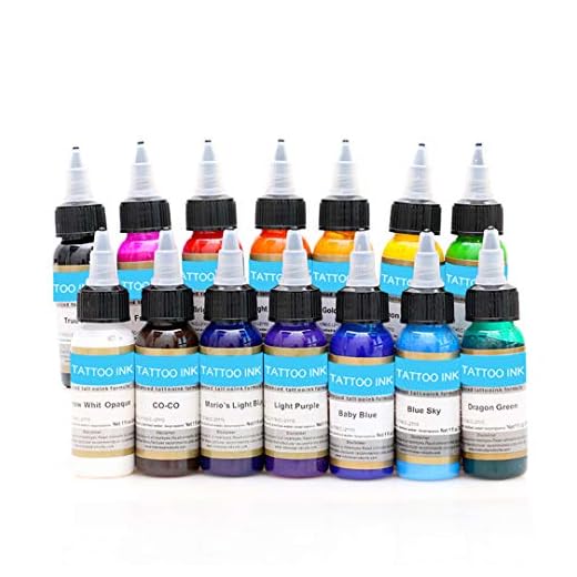 14 colores tatuajes de tatuajes con tinta de artista color permanente pigmento tatuaje pigmento pintura corporal tatuaje tinta 1 oz/botella