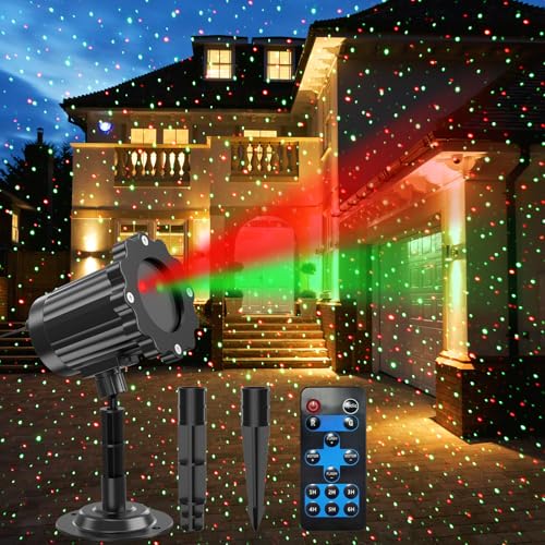 Christmas Projector Lights Outdoor, Waterproof...