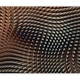 murando Fototapete Abstrakt 400x280 cm Vlies Tapeten Wandtapete XXL Moderne Wanddeko Design Wand Dekoration Wohnzimmer Schlafzimmer Optische 3D geometrisch optische Täuschung f-A-0894-a-a
