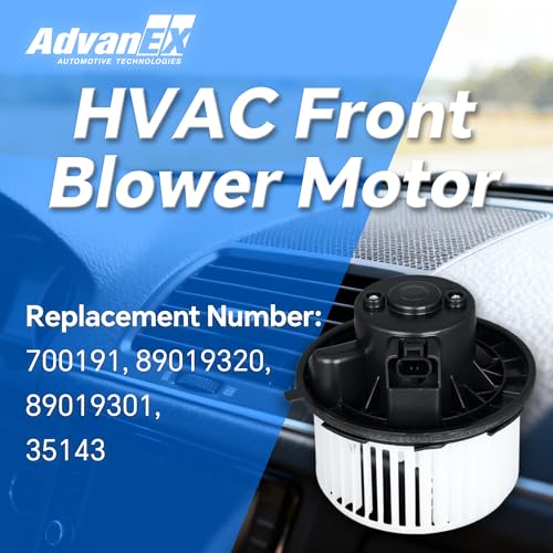 Image of 700191 HVAC Heater Blower Motor Compatible with Chevrolet Avalanche /Silverado /Suburban GMC Sierra /Yukon Cadillac Escalade Replace 89019320 89019301