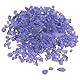 QUARKZMAN Dekorativer Glas-Kies 3-6mm 450g/1 lbs Unregelmäßiger Fels Sandstein Lila für Tank Pflanzen Dekoration.