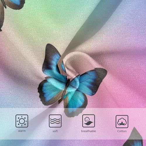 Blue Black Butterflies Rainbow Girls Underwear Toddlers 2t Cotton Girl Panties Cute Aesthetic Briefs Kids Undies3