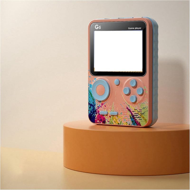 Image of 500-in-1 Rechargeable Handheld Video Game Console for Kids | 3 Inch Display, Built-in Classic Games, USB Charging, Portable Retro Gaming, Pocket Size