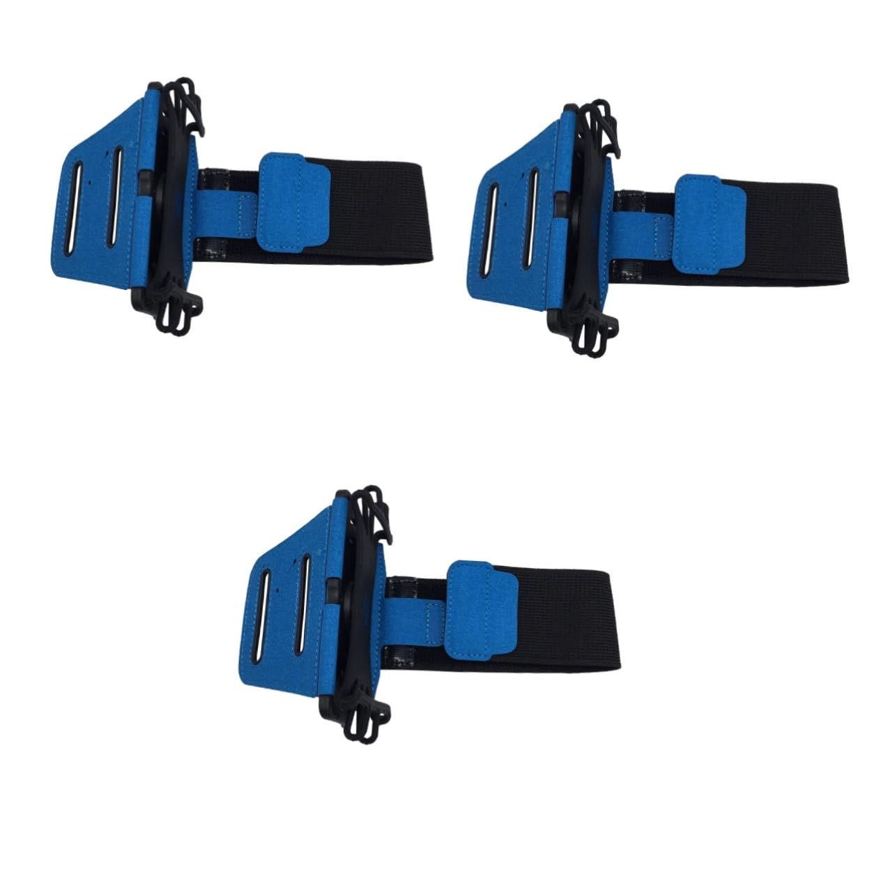 HEMOTON 3piezas Brazalete Deportivo para Teléfono Móvil Soporte para Correr y Al Aire Color Azul Compatible Dispositivos Móviles