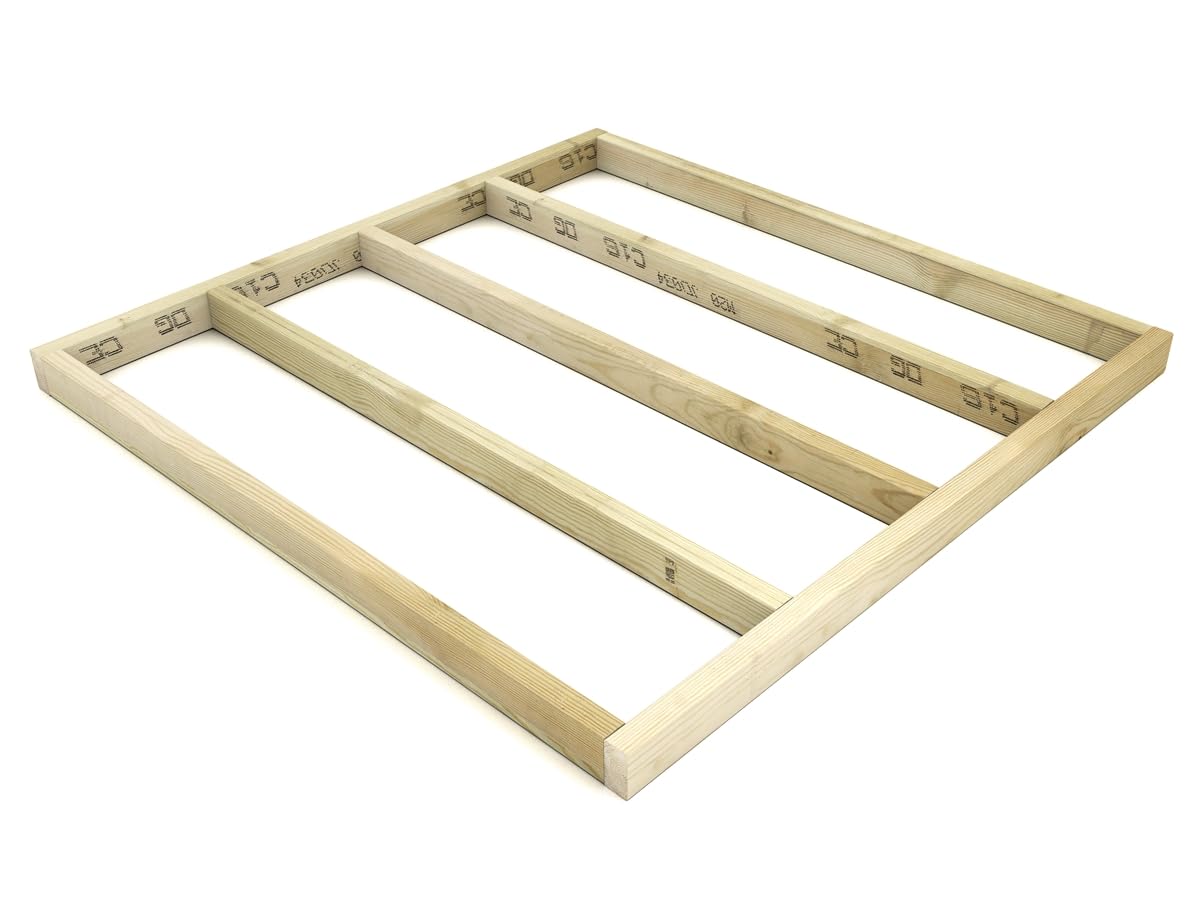 eDecks Premium Decking Frame Kit Pressure Treated Timber - 1.8m x 2.4m