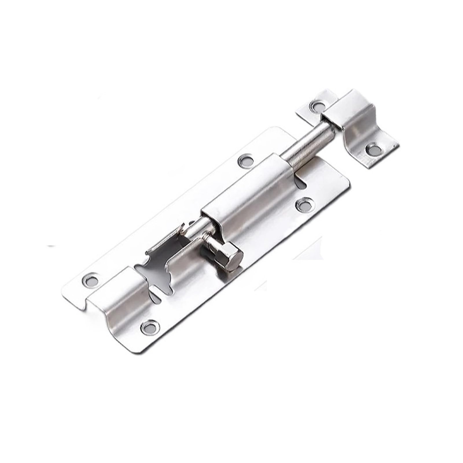 Gate Bolt Stainless Steel Door Security Lock Buckle Window Latch Heavy Duty Thickened Sliding Gate Tower Bolts Catch Home Hardware(4 Inches,2pcs)