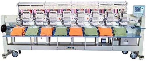 CAMFive CFHS-CT1508 10H 8 heads, 15 needle embroidery machine, free onsite installation & training and unlimited support