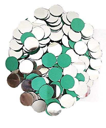 Soham InternationalSmall Round Mirror Pieces for Jewellery Making Accessories - 250 Pieces