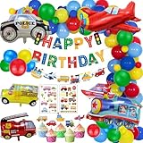【Utilisation polyvalente】Le kit peut être utilisé pour les fêtes d'anniversaire des enfants, les fêtes d'anniversaire sur le thème de la circulation, les fêtes d'autobus scolaires, les fêtes d'anniversaire de course, les événements de la maternelle, la décoration de la maternelle / de l'école, l'éducation à la sécurité routière ou les activités à thème. Le kit sera magnifique pour n'importe quelle occasion !