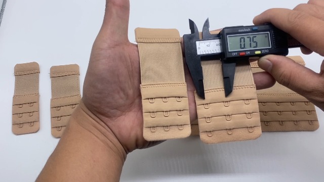 Lusofie 6 Pièces Extension De Soutien Gorge Elastique Doux Et Confortable 3 Crochets 3 Rangées D'extension De Soutien Gorge Pour Femmes Dames (Noir, Blanc, Peau Claire