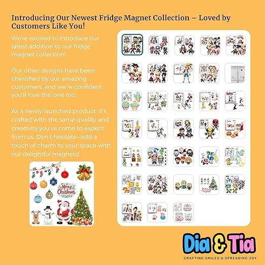Image of Dia & Tia - Elegant & Durable Themed Magnetic Bookmarks Set | Motivational and Inspirational Quotes | Best Gift for Book Lovers, Students | Cute Cartoon Magnetic Bookmarks (Motivational B, Long)