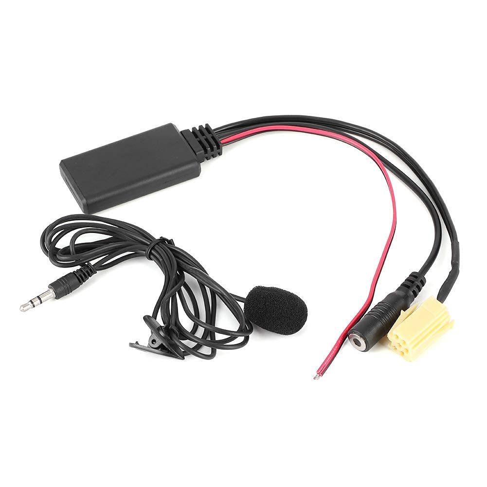 Aramox Cavo Audio Radio Bluetooth Per Auto, Cavo Adattatore Aux Vivavoce Per Auto 59,1 Pollici Con Microfono, Adatto Per 159 2007+, Adatto Per Grande Punto 2007+