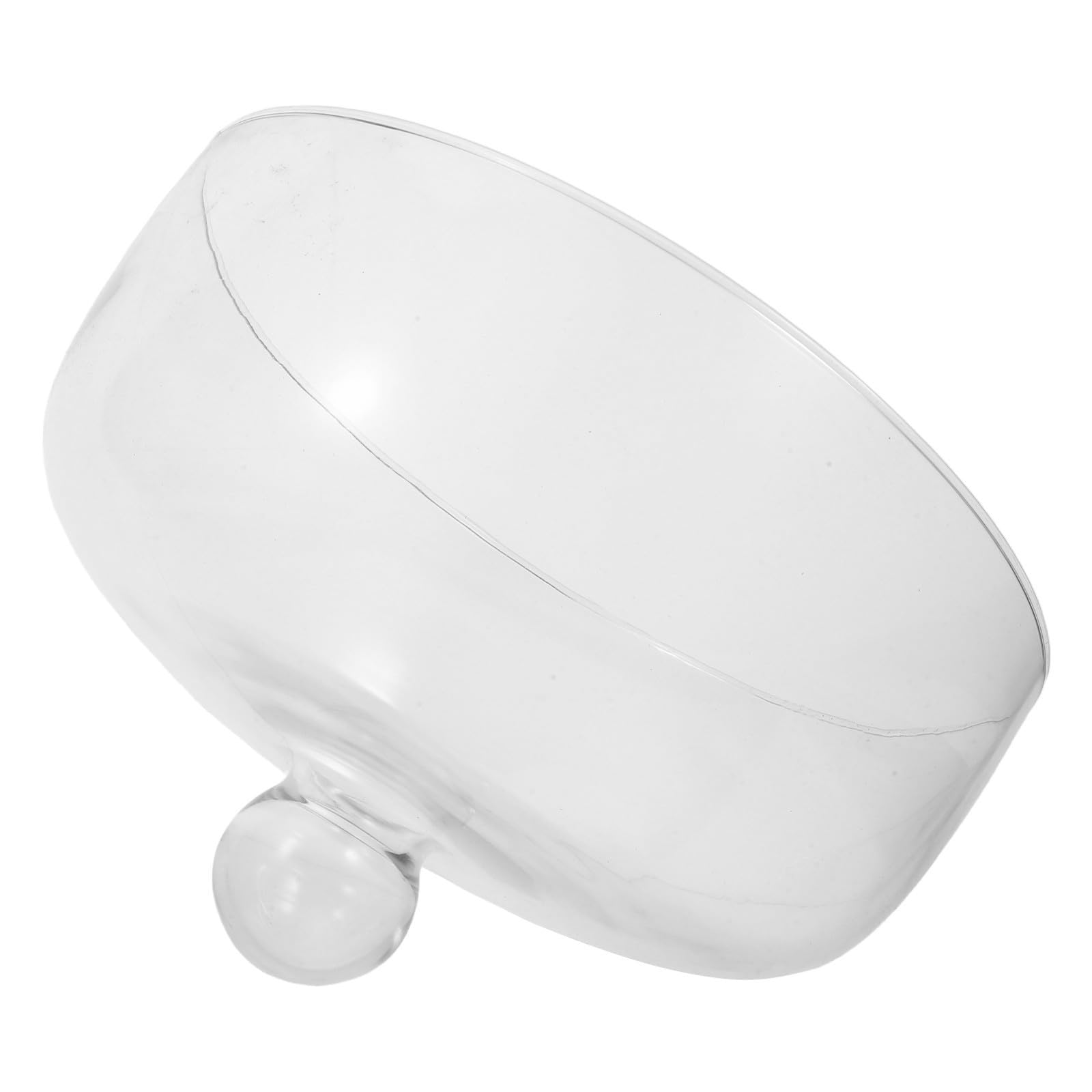 Operitacx Tapa de Cristal para Microondas de 29cm, Cúpula Redonda