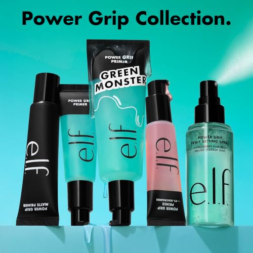 Image of e.l.f. Power Grip Primer Mini, Gel-Based & Hydrating Face Primer for Smoothing Skin & Gripping Makeup, Moisturizing & Priming, Vegan & Cruelty-Free, Travel Size