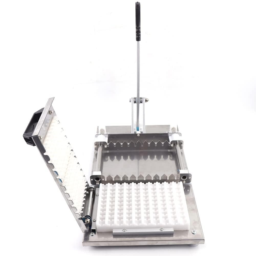 Pincho de acero inoxidable para barbacoa, máquina para hacer cuerdas, multifunción, máquina de carne, brocheta de carne, máquina para hacer brochetas, máquina manual de carne de cordero Satay