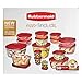 Rubbermaid 50-Piece Easy Find Lids Food Storage Set
