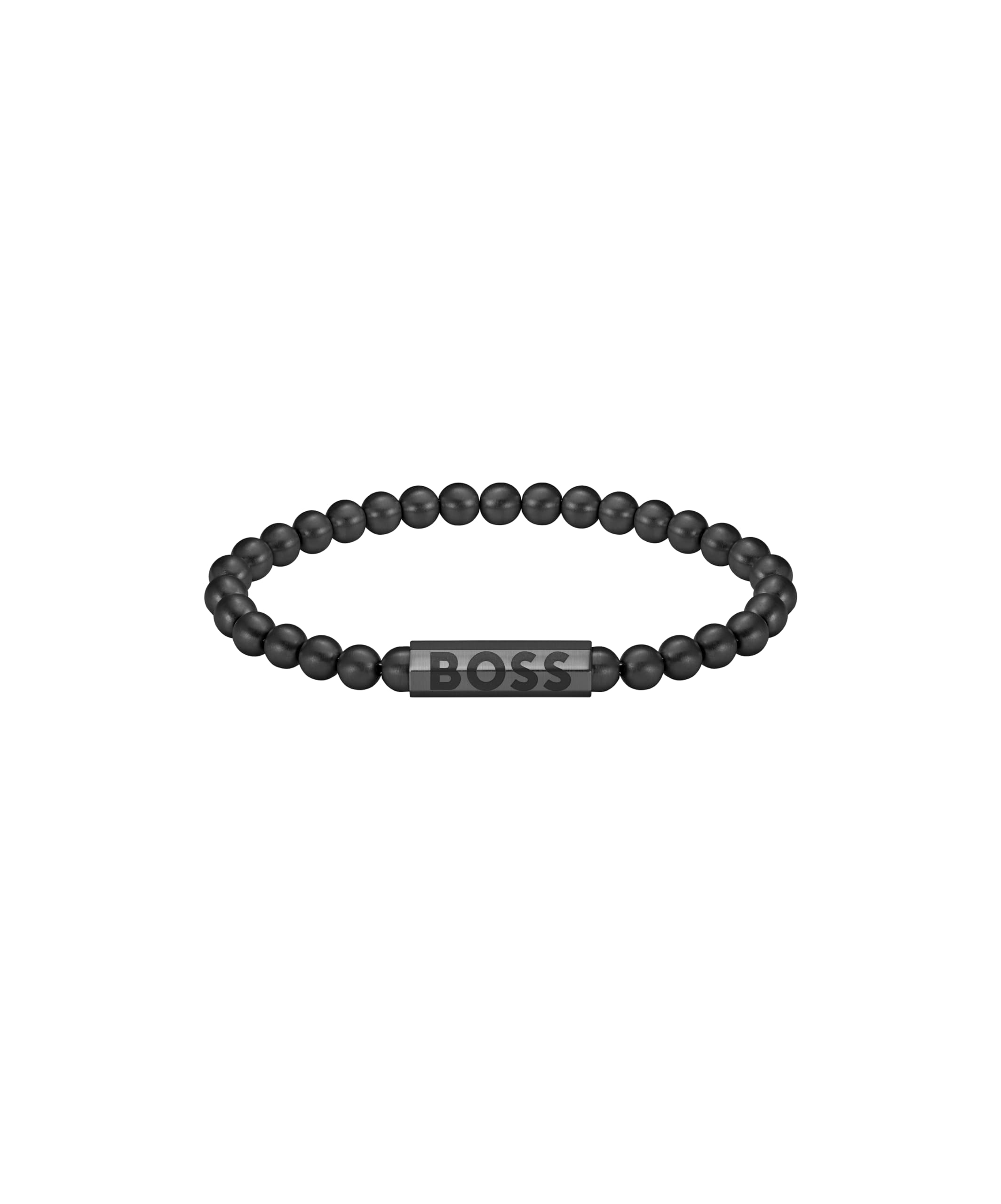 BOSS Jewelry Men's SPHERE Collection Beaded Bracelet with Black Ion Plating (IP) - 1580659M
