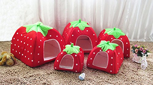 Yiiquan Animale Fragole Nido Casa del Cane e Gatto...