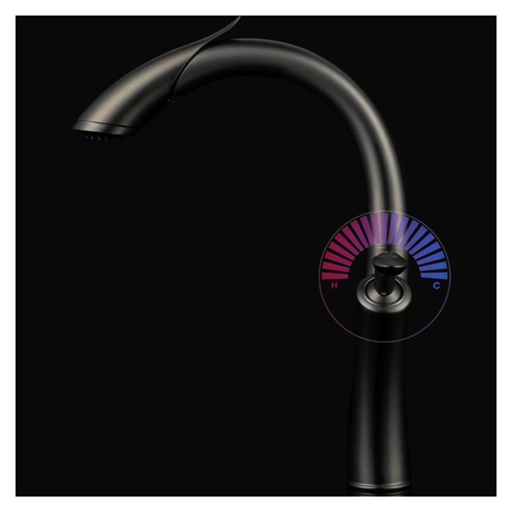 LAMGUL Grifo Grifo de Cocina de Lujo - Diseño extraíble Control único Manija única Frío y Caliente Control Dual Grifo para Fregadero de latón Grifos Grifo de Agua